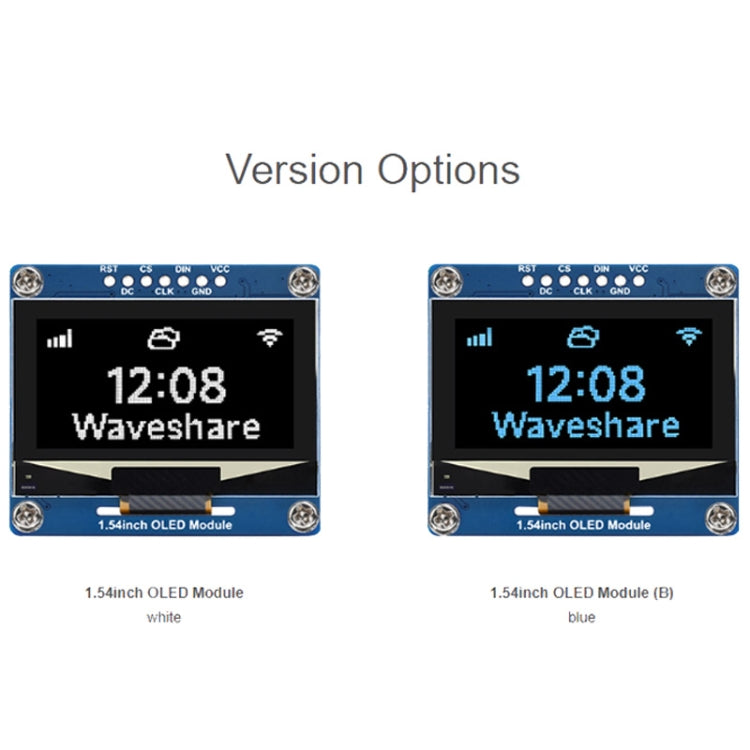 Modulo display OLED 1,54" 128x64 pixel SPI/I2C