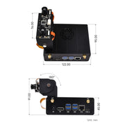 Waveshare 25334 per custodia in lega di alluminio Jetson Orin con supporto per fotocamera