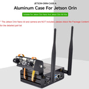 Waveshare 25334 per custodia in lega di alluminio Jetson Orin con supporto per fotocamera