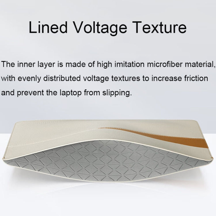 Borsa per laptop in pelle cucita impermeabile e resistente all'usura per Lenovo ThinkPad, ThinkPad 13/14 inch