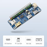 Scheda di sviluppo Waveshare 25506 RP2040-PiZero, basata su Raspberry Pi RP2040, 264 KB SRAM e 16 MB, RP2040-PiZero with Pinheader