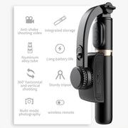 Gimbal Bluetooth Selfie Stick CYKE Q08 per smartphone