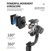 Gimbal Bluetooth Selfie Stick CYKE Q08 per smartphone