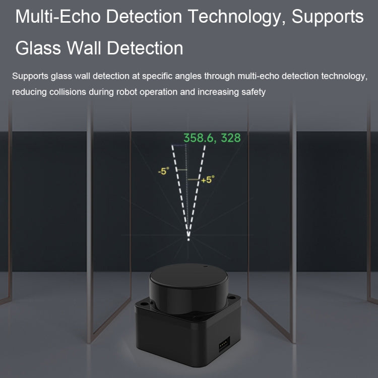 Sensore Lidar laser DTOF Waveshare STL27L 360° UART
