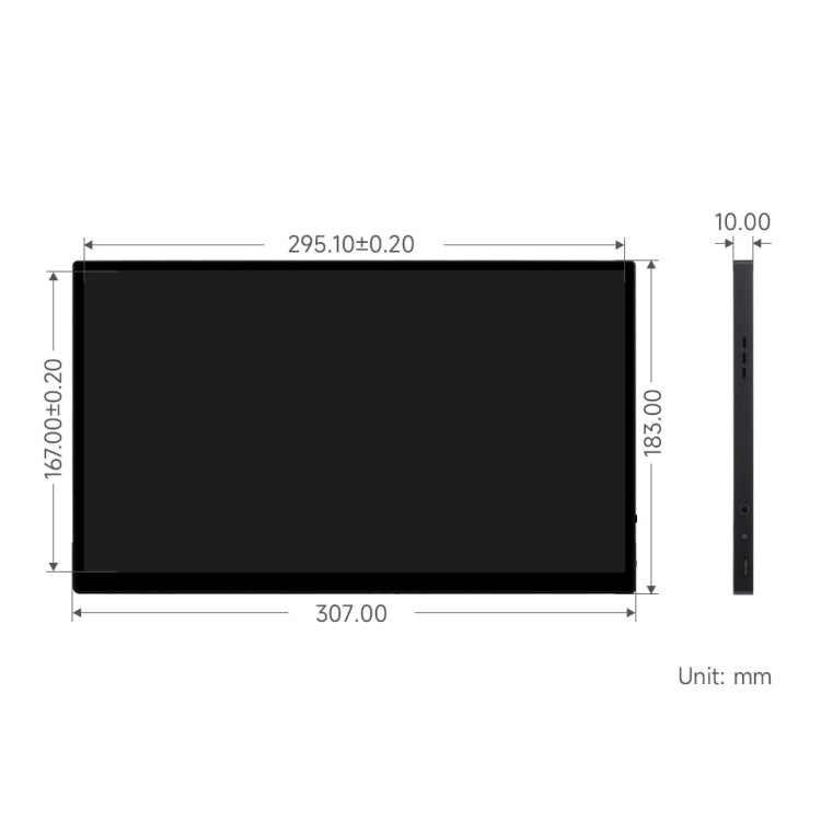 Display AMOLED 13,3 pollici 2K 2560x1440 HDMI/Tipo-C