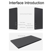 Waveshare 13,3 pollici 2K 2560 × 1440 Interfaccia display HDMI/Tipo-C AMOLED Touch Display, US Plug, EU Plug, UK Plug