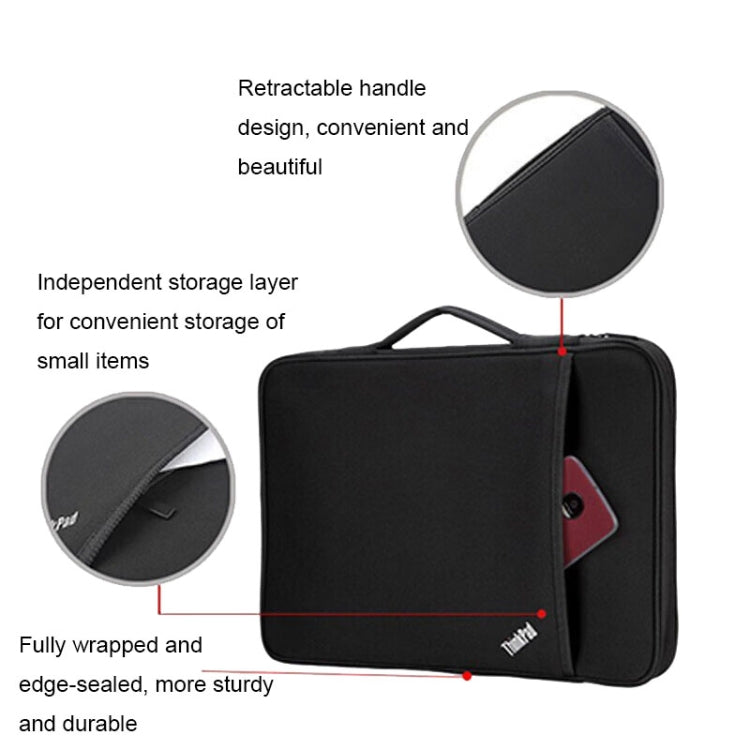 Borsa interna per laptop aziendale Lenovo ThinkPad resistente agli urti e a prova di caduta, 13 inch, 14 inch, 15 inch