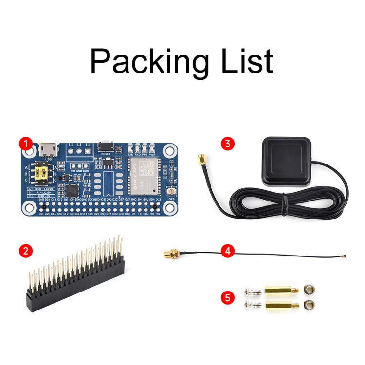 Modulo GPS dual-band L1+L5 per Raspberry Pi LC29H