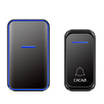 CACAZI Home Smart Campanello digitale senza fili Campanello elettronico remoto Cercapersone per anziani, US Plug, EU Plug, AU Plug, UK Plug