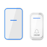 CACAZI Home Smart Campanello digitale senza fili Campanello elettronico remoto Cercapersone per anziani, US Plug, EU Plug, AU Plug, UK Plug