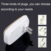 CACAZI Smart Waterproof Music Wireless Campanello Cercapersone multifunzionale, US Plug, EU Plug, UK Plug