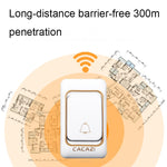 Campanello wireless impermeabile CACAZI con 36 suonerie