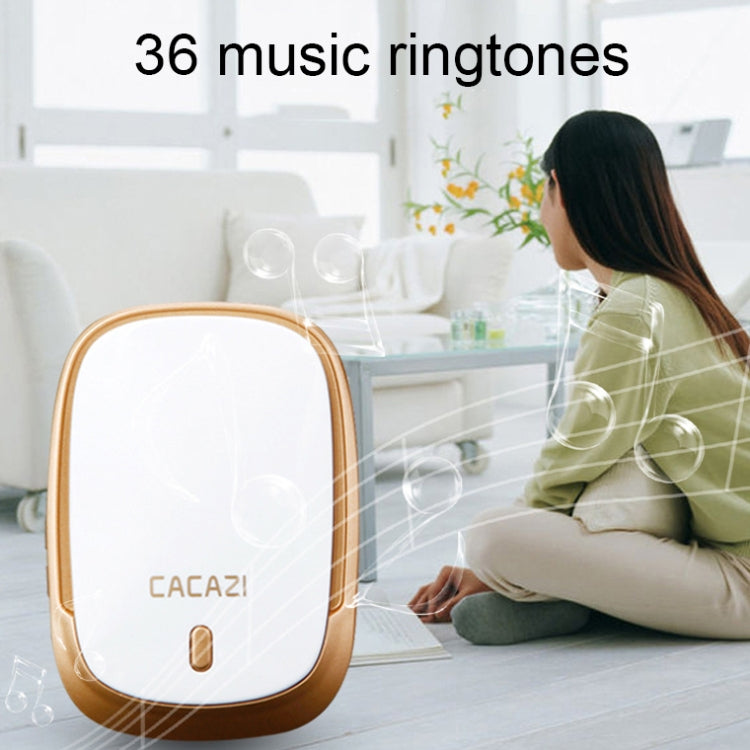 Campanello wireless impermeabile CACAZI con 36 suonerie