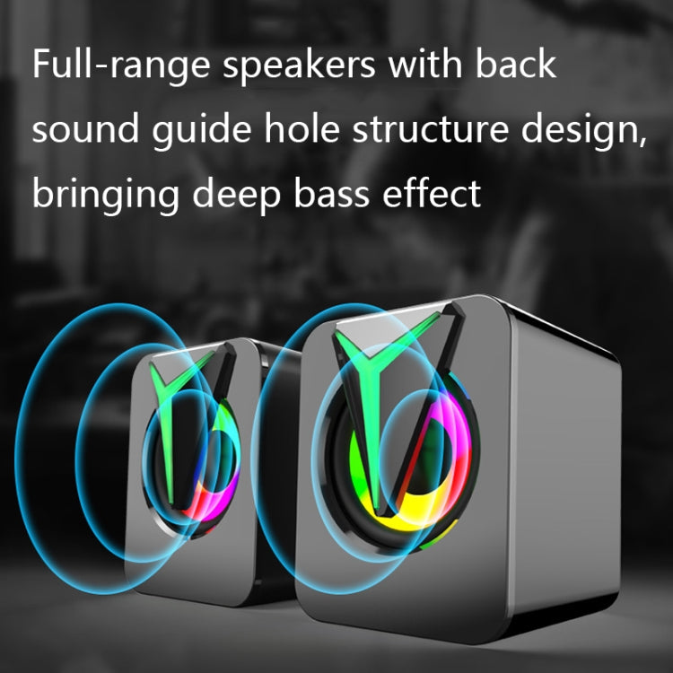 Altoparlante per computer desktop con illuminazione colorata RGB FT-25-1