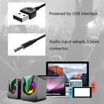 Altoparlante per computer desktop con illuminazione colorata RGB FT-25-1