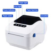 Stampante termica per etichette per cassieri del supermercato Xprinter XP-320B da 80 mm, USB, USB+Bluetooth