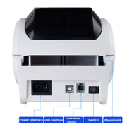 Stampante termica per etichette per cassieri del supermercato Xprinter XP-320B da 80 mm, USB, USB+Bluetooth