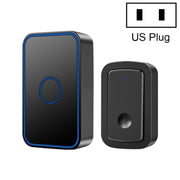 CACAZI A19 1 per 1 campanello musicale wireless senza batteria, 1 For 1 US(White), 1 For 1 US(Black), 1 For 1 EUWhite), 1 For 1 EU(Black), 1 For 1 UK(White), 1 For 1 UK(Black)