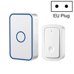 CACAZI A19 1 per 1 campanello musicale wireless senza batteria, 1 For 1 US(White), 1 For 1 US(Black), 1 For 1 EUWhite), 1 For 1 EU(Black), 1 For 1 UK(White), 1 For 1 UK(Black)