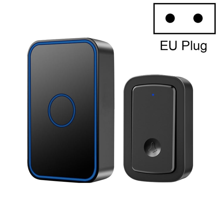 CACAZI A19 1 per 1 campanello musicale wireless senza batteria, 1 For 1 US(White), 1 For 1 US(Black), 1 For 1 EUWhite), 1 For 1 EU(Black), 1 For 1 UK(White), 1 For 1 UK(Black)