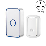 CACAZI A19 1 per 1 campanello musicale wireless senza batteria, 1 For 1 US(White), 1 For 1 US(Black), 1 For 1 EUWhite), 1 For 1 EU(Black), 1 For 1 UK(White), 1 For 1 UK(Black)