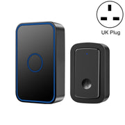 CACAZI A19 1 per 1 campanello musicale wireless senza batteria, 1 For 1 US(White), 1 For 1 US(Black), 1 For 1 EUWhite), 1 For 1 EU(Black), 1 For 1 UK(White), 1 For 1 UK(Black)