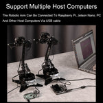 Braccio robotico desktop 5 DOF con controllo ESP32 WiFi