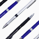 5 pezzi Baile 2.0mm Esame Push-out Disegno Disegno Scrittura Attività Matita 2B automatica, Blue, Black, Silver