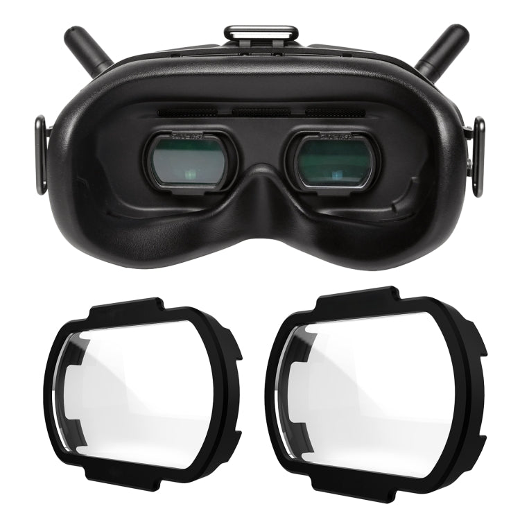 Sunnylife FV-Q9334 2 PCS Lenti miopi Lenti asferiche correttive miopi per occhiali DJI FPV V2, 100 Degree, 150 Degree, 200 Degree, 250 Degree, 300 Degree, 350 Degree, 400 Degree, 450 Degree, 500 Degree, 550 Degree, 600 Degree, 700 Degree, 800 Degree