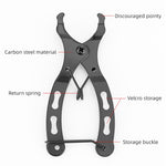 3 PCS Mini catena per bicicletta Pinza per fibbia magica a sgancio rapido Pinza per smontaggio a baionetta a due vie, Two-Way Bayonet Disassembly Pliers