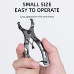3 PCS Mini catena per bicicletta Pinza per fibbia magica a sgancio rapido Pinza per smontaggio a baionetta a due vie, Two-Way Bayonet Disassembly Pliers
