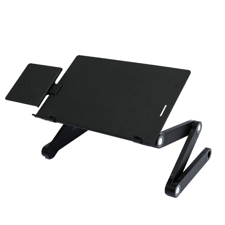 Staffa di sollevamento per scrivania da ufficio pieghevole e sollevabile in lega di alluminio T8, with Mouse Board (Black), with Mouse Board (Silver), with Fan & Mouse Board (Black), with Fan & Mouse Board (Silver)