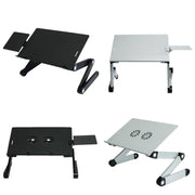 Staffa di sollevamento per scrivania da ufficio pieghevole e sollevabile in lega di alluminio T8, with Mouse Board (Black), with Mouse Board (Silver), with Fan & Mouse Board (Black), with Fan & Mouse Board (Silver)
