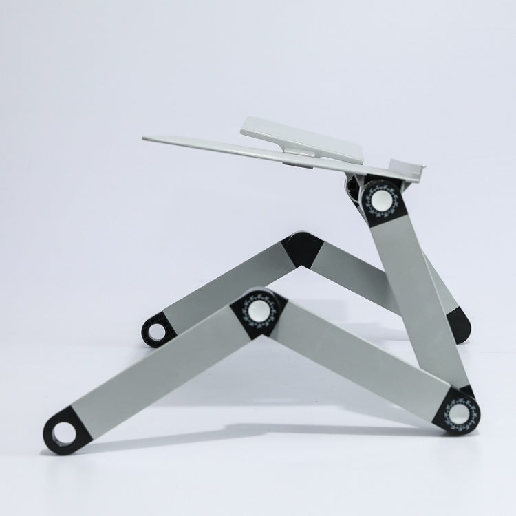 Staffa di sollevamento per scrivania da ufficio pieghevole e sollevabile in lega di alluminio T8, with Mouse Board (Black), with Mouse Board (Silver), with Fan & Mouse Board (Black), with Fan & Mouse Board (Silver)