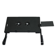 Staffa di sollevamento per scrivania da ufficio pieghevole e sollevabile in lega di alluminio T8, with Mouse Board (Black), with Mouse Board (Silver), with Fan & Mouse Board (Black), with Fan & Mouse Board (Silver)