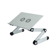Staffa di sollevamento per scrivania da ufficio pieghevole e sollevabile in lega di alluminio T8, with Mouse Board (Black), with Mouse Board (Silver), with Fan & Mouse Board (Black), with Fan & Mouse Board (Silver)