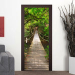 Adesivi per poster con carta da parati 3D Adesivi autoadesivi rimovibili per la decorazione della porta della casa, 60cm×180cm, 38.5cm×200cm, 77cm×200cm