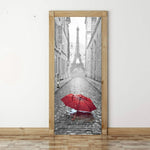 Adesivi per poster con carta da parati 3D Adesivi autoadesivi rimovibili per la decorazione della porta della casa, 60cm×180cm, 38.5cm×200cm, 77cm×200cm