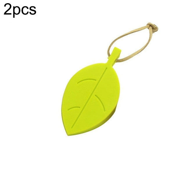 Fermaporta in silicone a forma di foglia 2 pezzi