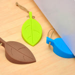 2 PCS Creative Leaf Silicone Door Stop Child Anti-pizzicamento Crash Pad per porta di sicurezza