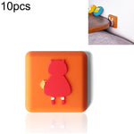 Crash Pad da 10 pezzi per cuscino in silicone per maniglia della porta a muro