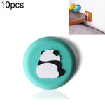 Crash Pad da 10 pezzi per cuscino in silicone per maniglia della porta a muro