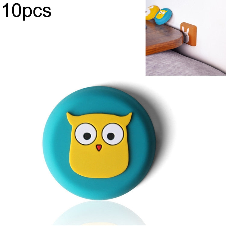 Crash Pad da 10 pezzi per cuscino in silicone per maniglia della porta a muro