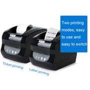 Xprinter XP-365B Stampante termica per etichette da 80 mm Etichetta per abbigliamento Stampante per codici a barre del supermercato, US Plug, EU Plug, UK Plug, AU Plug