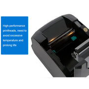 Xprinter XP-365B Stampante termica per etichette da 80 mm Etichetta per abbigliamento Stampante per codici a barre del supermercato, US Plug, EU Plug, UK Plug, AU Plug