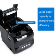 Xprinter XP-365B Stampante termica per etichette da 80 mm Etichetta per abbigliamento Stampante per codici a barre del supermercato, US Plug, EU Plug, UK Plug, AU Plug