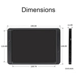 Display touch 8 pollici 2K IPS con vetro temperato