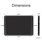 Waveshare 8 pollici 2K IPS 1536 × 2048 Display touch con pannello in vetro temperato per incollaggio ottico, US Plug, EU Plug, UK Plug