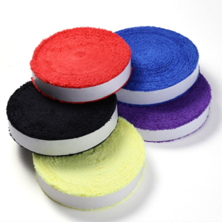 Fascia antisudore per racchetta da tennis, gel per mani da badminton, rotolo grande, antiscivolo, Blue, Red, Purple, Black, Yellow