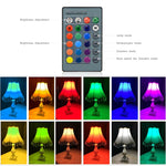 Lampadina LED RGB da 3 W Lampada notturna magica a 16 colori Luce da palco dimmerabile con telecomando a 24 tasti, E27 3W, E14 3W